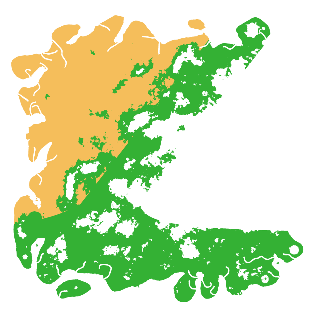 Biome Rust Map: Procedural Map, Size: 6000, Seed: 1615744052