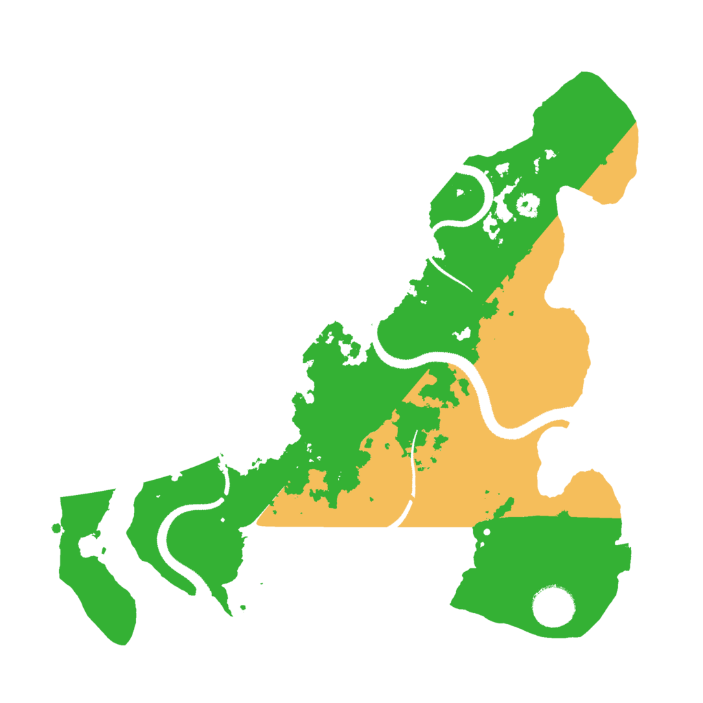 Biome Rust Map: Procedural Map, Size: 3000, Seed: 348217988