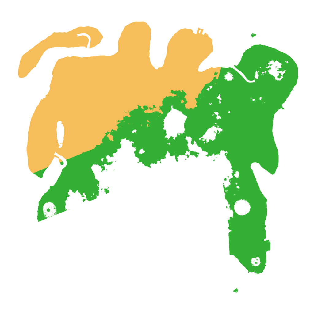 Biome Rust Map: Procedural Map, Size: 3500, Seed: 670076028
