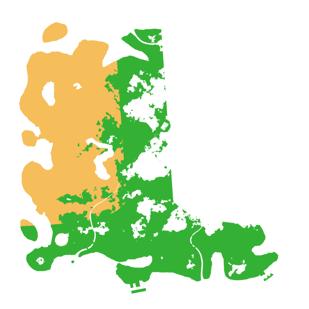 Biome Rust Map: Procedural Map, Size: 4250, Seed: 1008168707