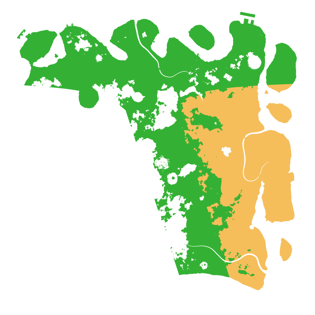 Biome Rust Map: Procedural Map, Size: 4200, Seed: 4201337