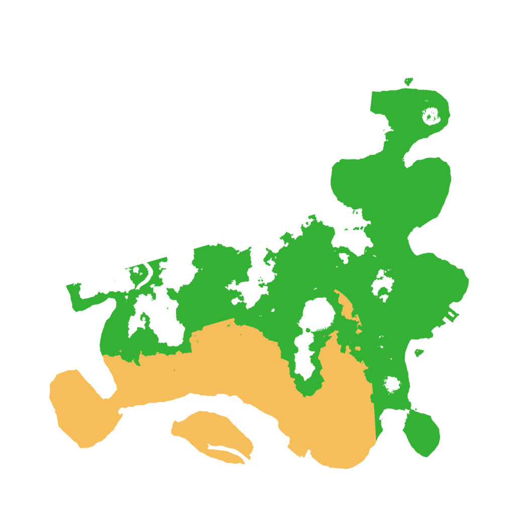 Biome Rust Map: Procedural Map, Size: 3000, Seed: 21274