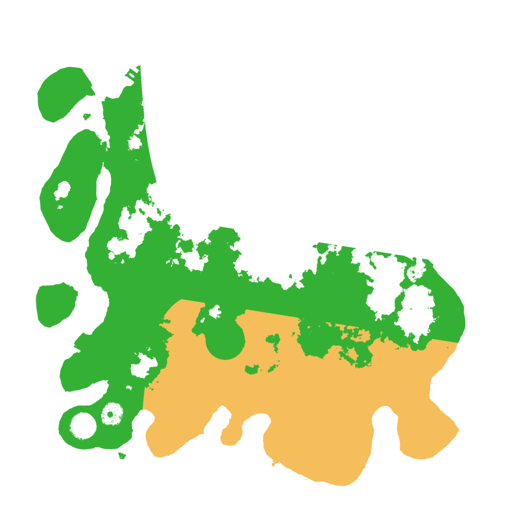 Biome Rust Map: Procedural Map, Size: 3500, Seed: 614991986