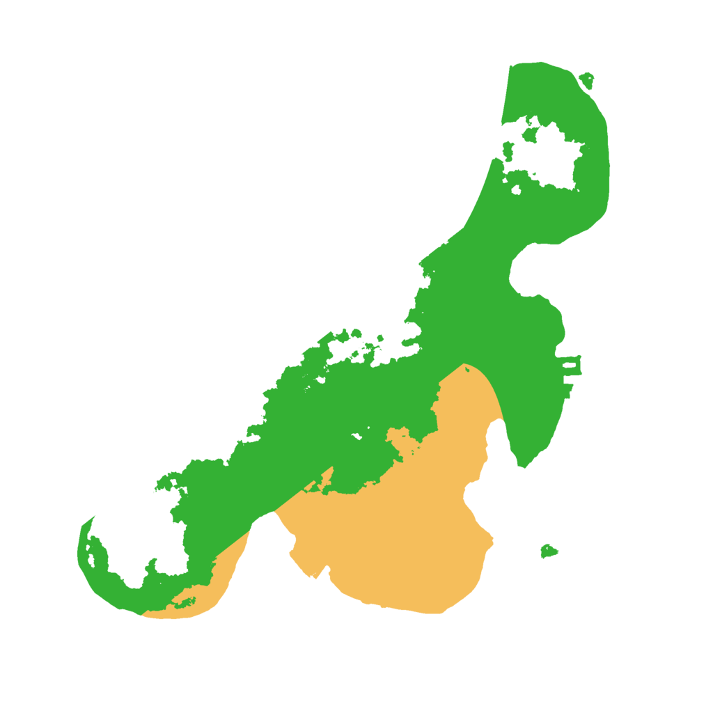 Biome Rust Map: Procedural Map, Size: 2222, Seed: 21222222