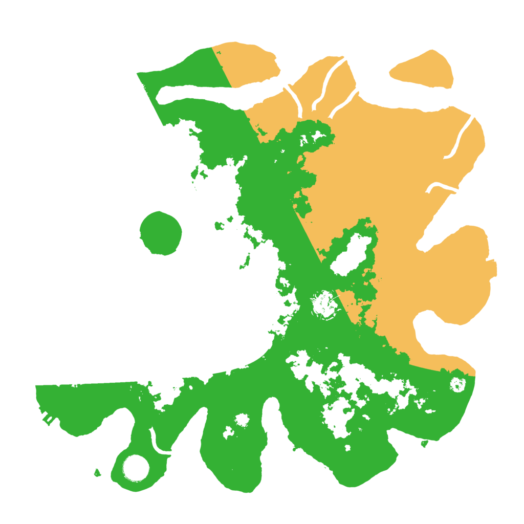 Biome Rust Map: Procedural Map, Size: 3500, Seed: 382601957