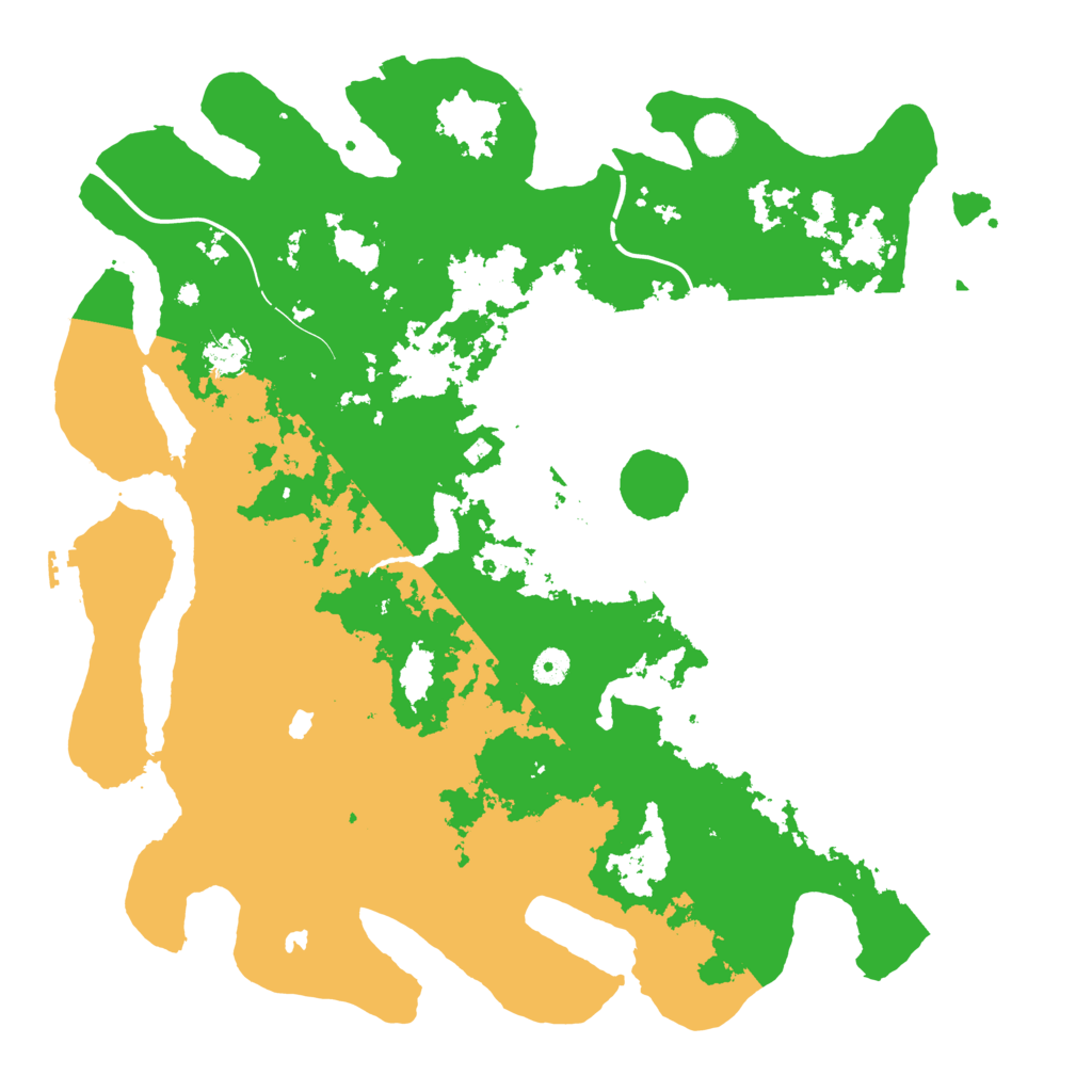 Biome Rust Map: Procedural Map, Size: 4500, Seed: 1996780825