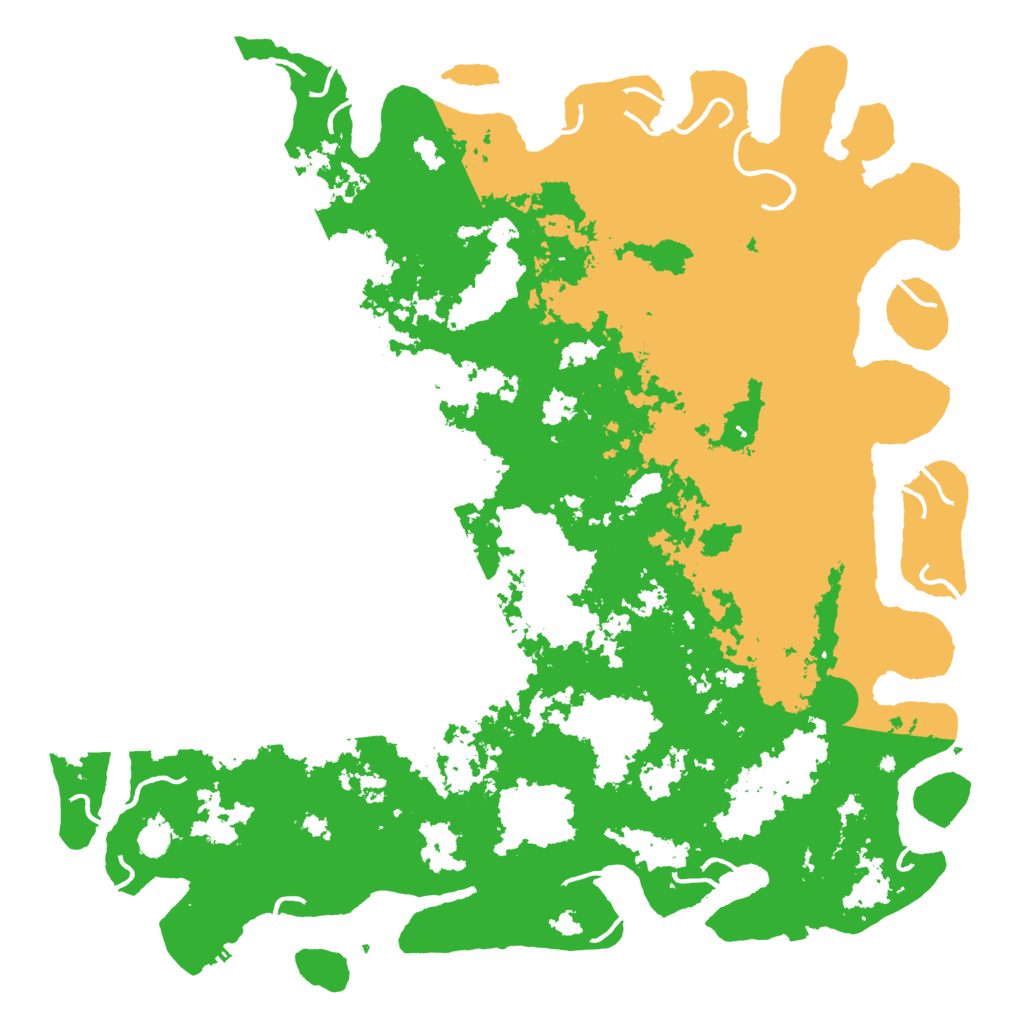 Biome Rust Map: Procedural Map, Size: 6000, Seed: 1894963518