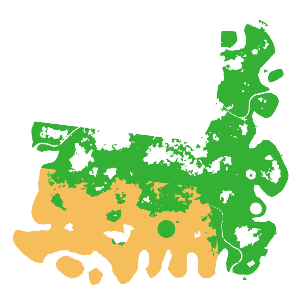 Biome Rust Map: Procedural Map, Size: 4500, Seed: 974358935