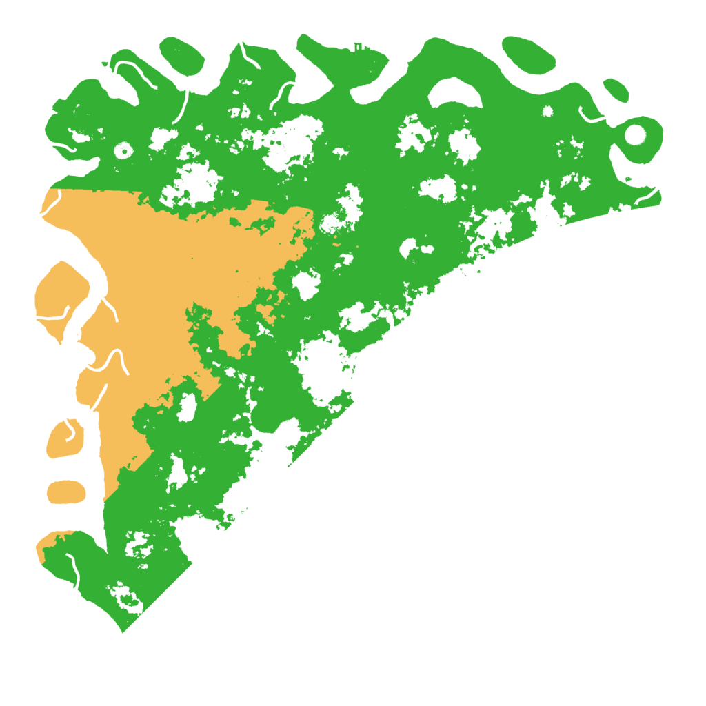 Biome Rust Map: Procedural Map, Size: 6000, Seed: 1017