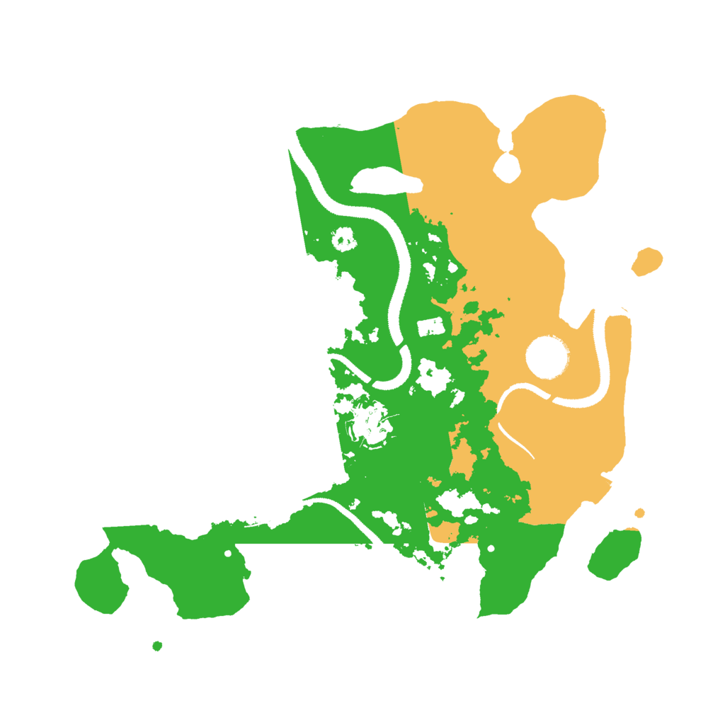 Biome Rust Map: Procedural Map, Size: 3000, Seed: 30941