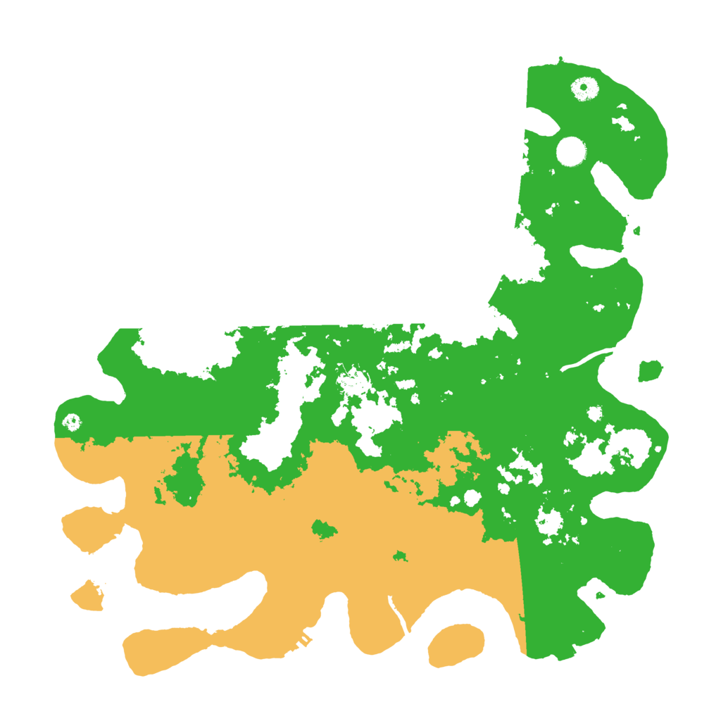 Biome Rust Map: Procedural Map, Size: 4250, Seed: 9208