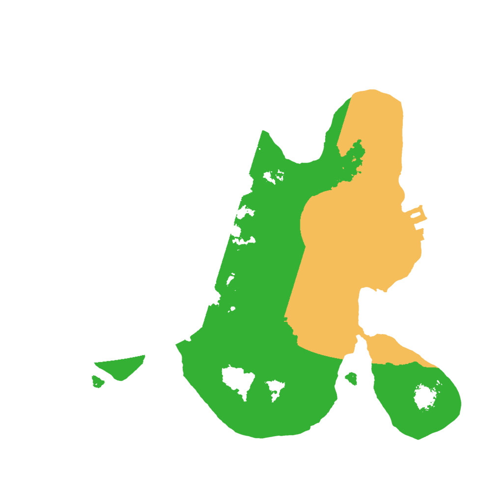 Biome Rust Map: Procedural Map, Size: 2000, Seed: 1845501819