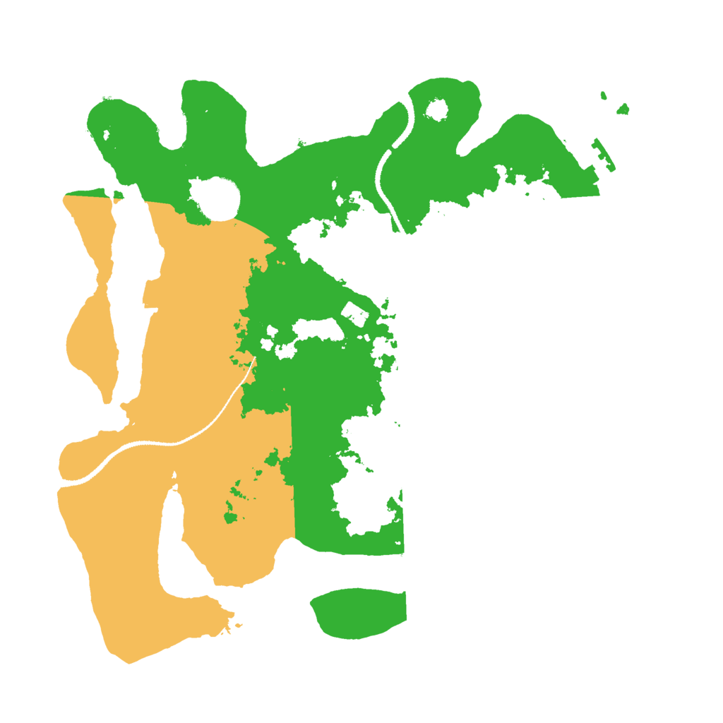 Biome Rust Map: Procedural Map, Size: 3000, Seed: 8145309