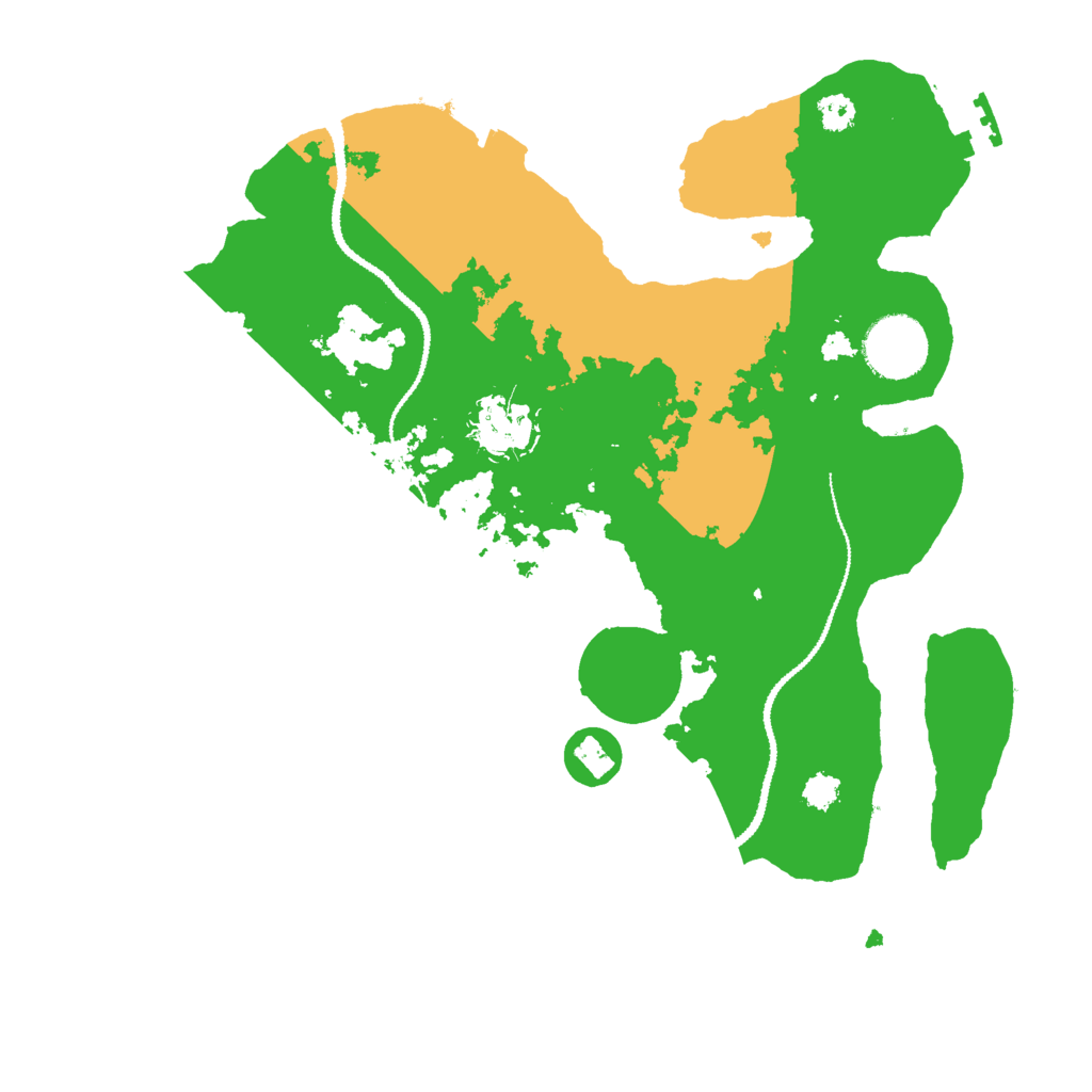 Biome Rust Map: Procedural Map, Size: 3000, Seed: 99535