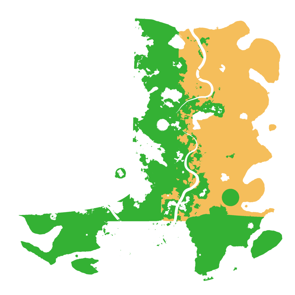 Biome Rust Map: Procedural Map, Size: 4500, Seed: 176130800