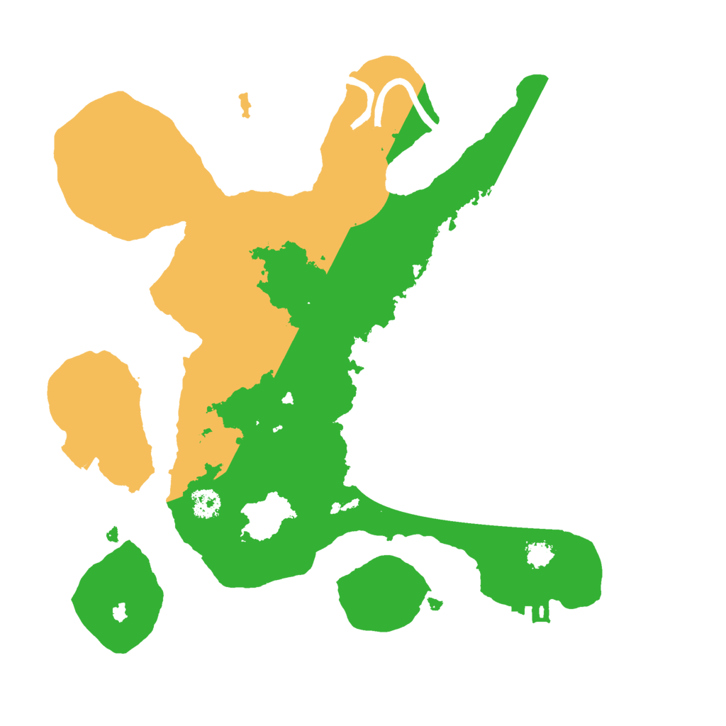 Biome Rust Map: Procedural Map, Size: 2500, Seed: 692698239