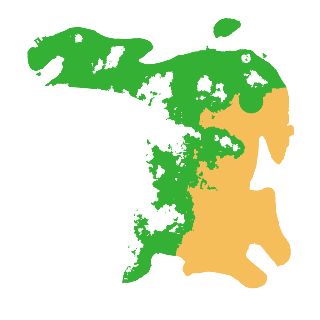 Biome Rust Map: Procedural Map, Size: 3500, Seed: 9237047