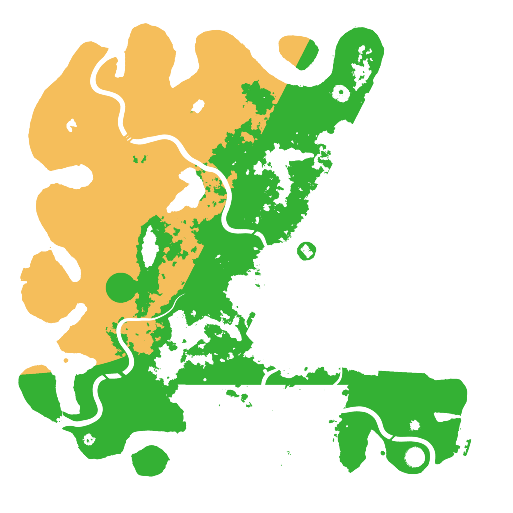 Biome Rust Map: Procedural Map, Size: 4500, Seed: 692698239