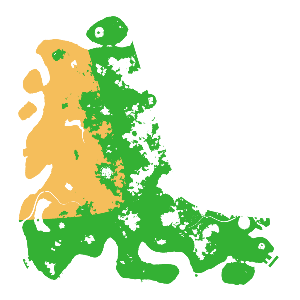 Biome Rust Map: Procedural Map, Size: 4500, Seed: 906680513