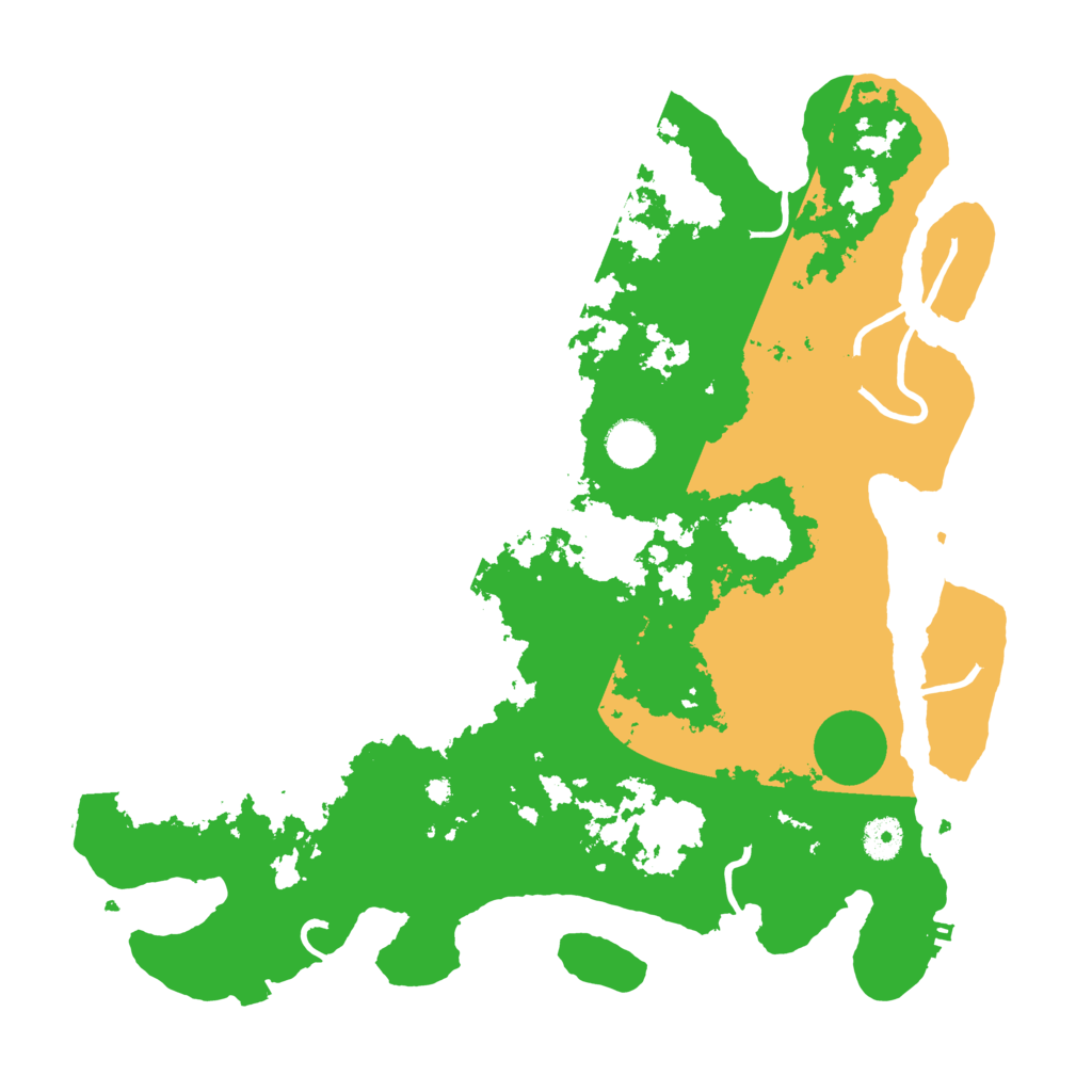 Biome Rust Map: Procedural Map, Size: 3950, Seed: 8116662