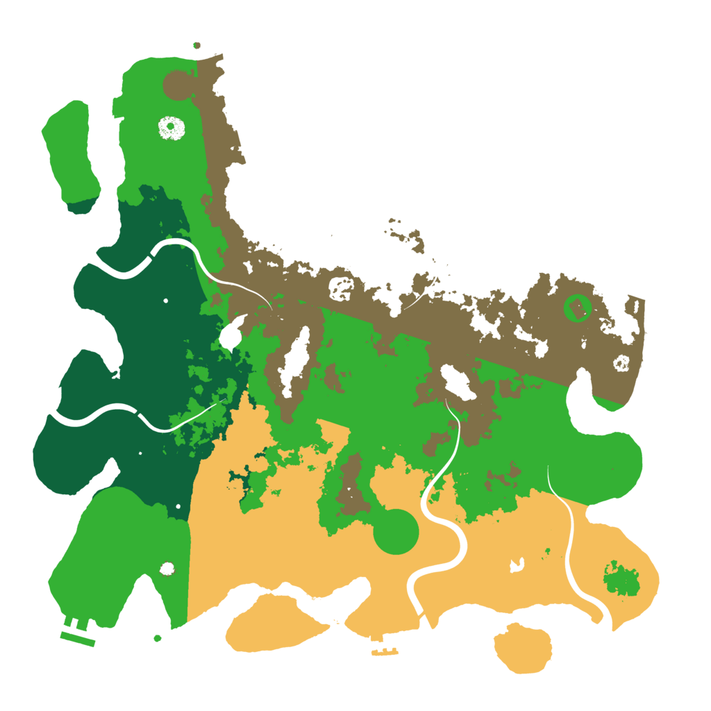 Biome Rust Map: Procedural Map, Size: 4100, Seed: 66848617