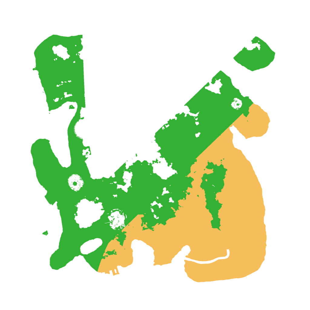 Biome Rust Map: Procedural Map, Size: 3000, Seed: 2457980