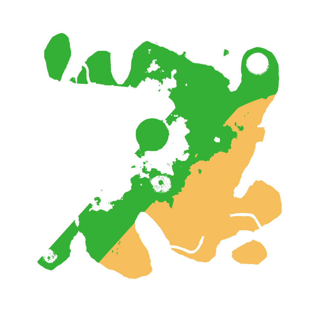 Biome Rust Map: Procedural Map, Size: 2500, Seed: 886766200