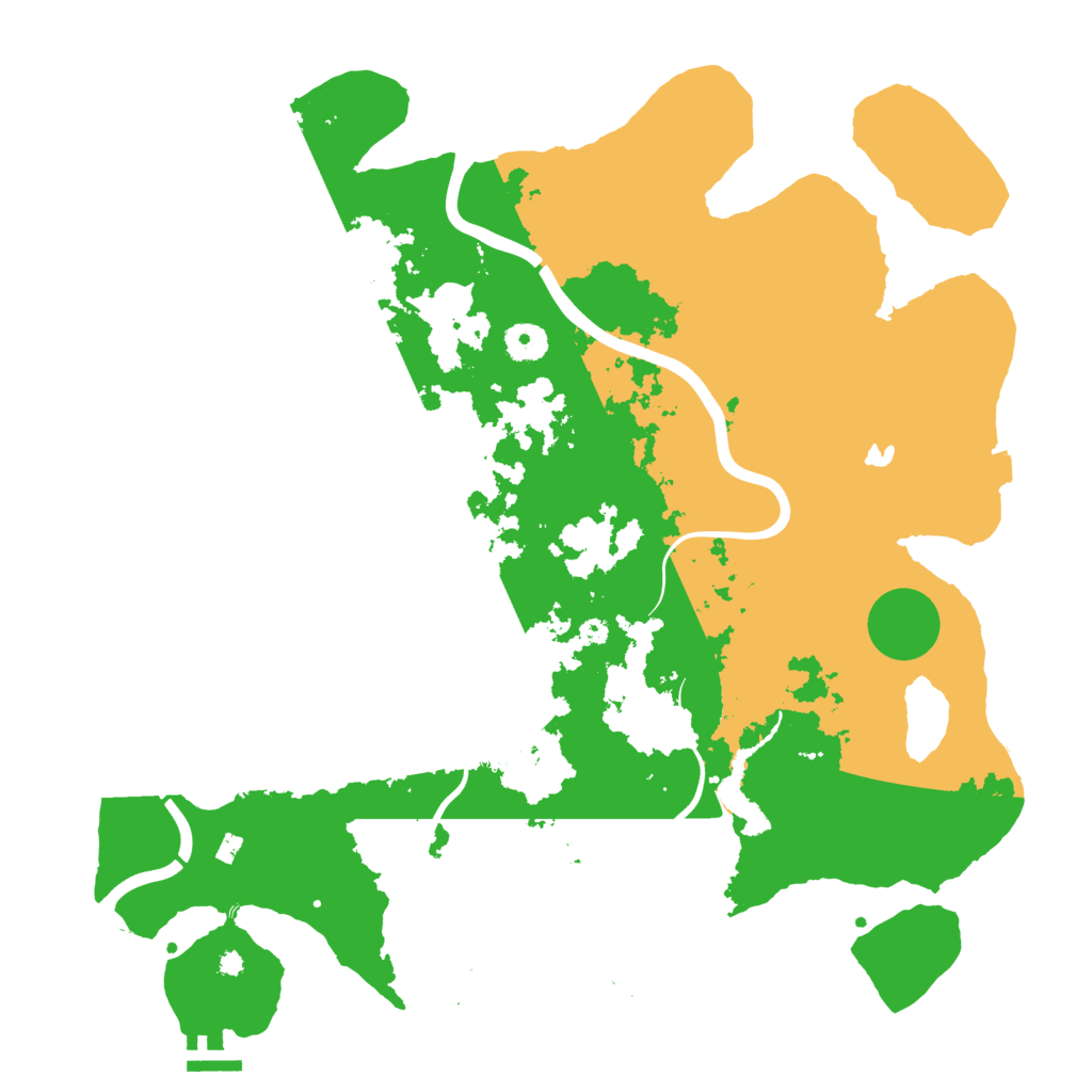 Biome Rust Map: Procedural Map, Size: 4000, Seed: 1474863129