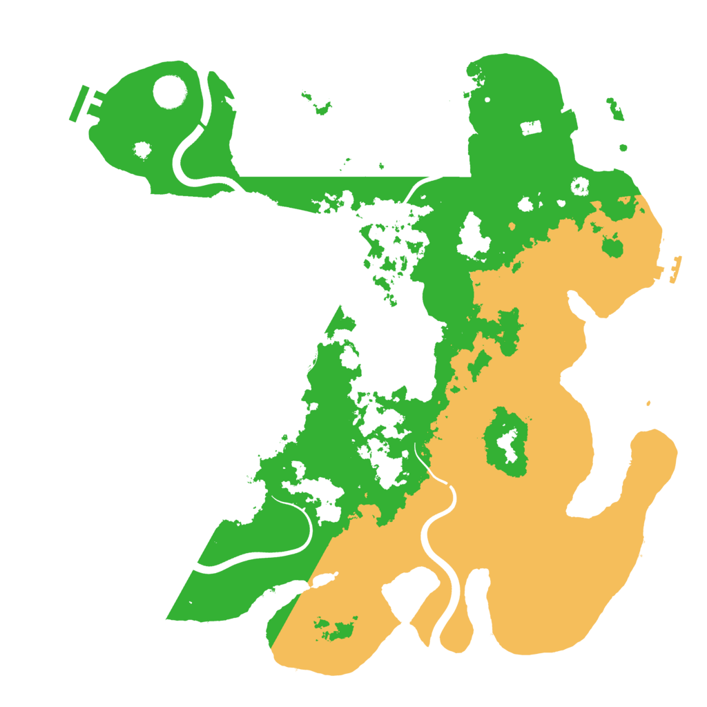 Biome Rust Map: Procedural Map, Size: 3800, Seed: 31238702
