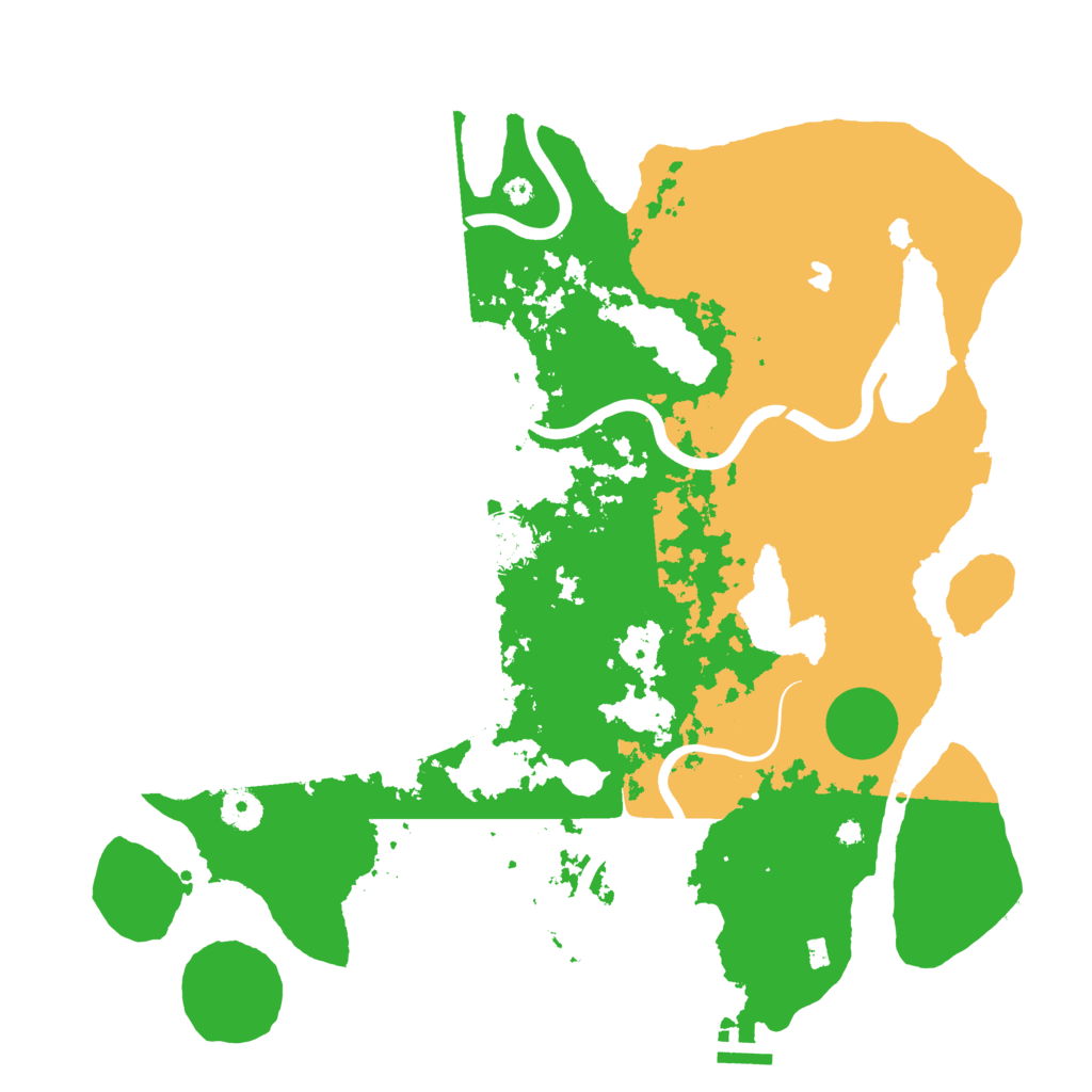 Biome Rust Map: Procedural Map, Size: 4000, Seed: 1325806241