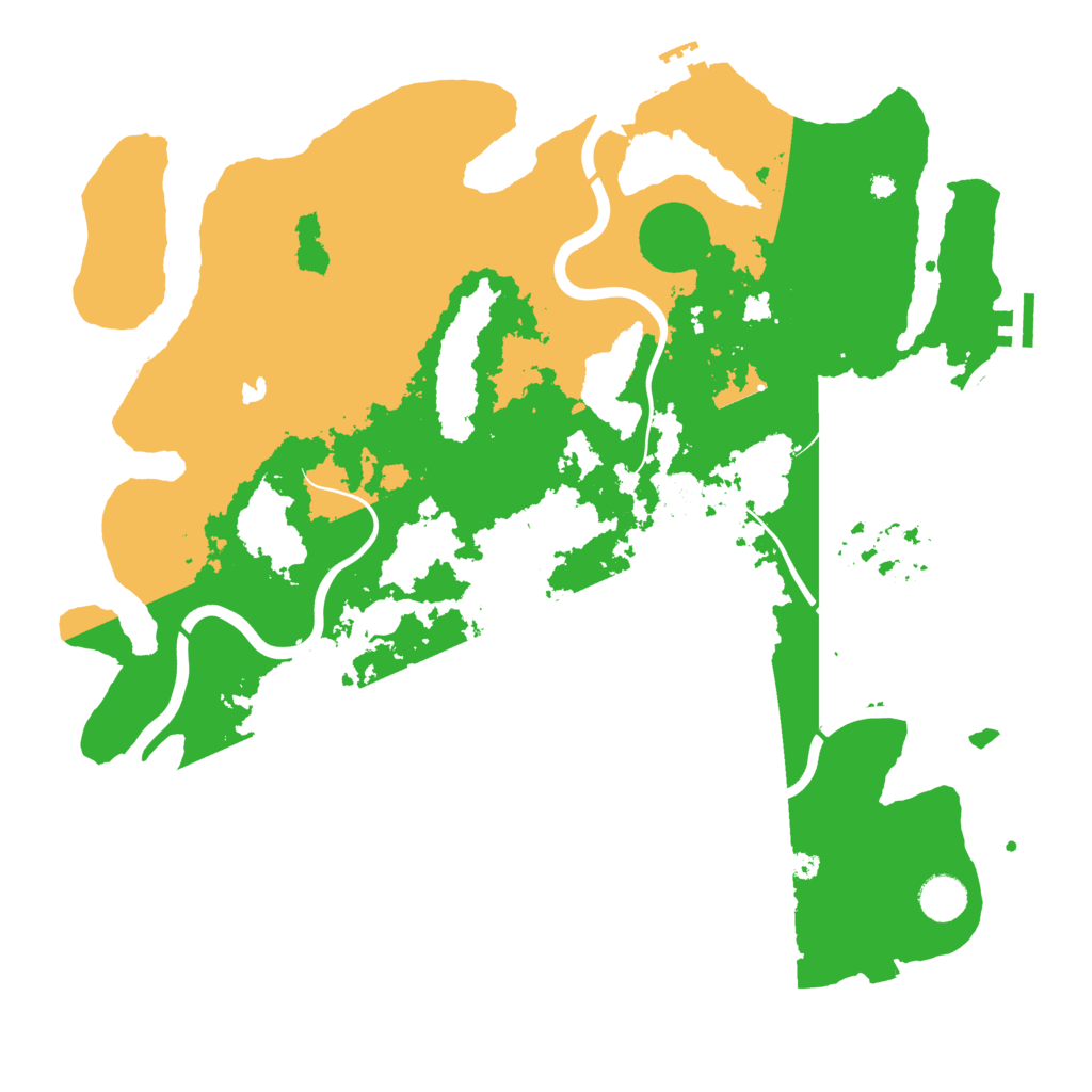 Biome Rust Map: Procedural Map, Size: 4096, Seed: 583111352