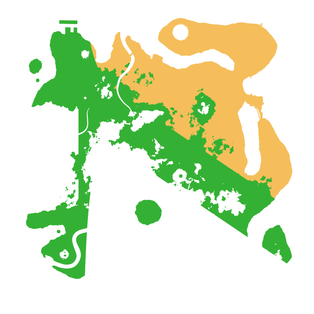 Biome Rust Map: Procedural Map, Size: 3500, Seed: 198854783