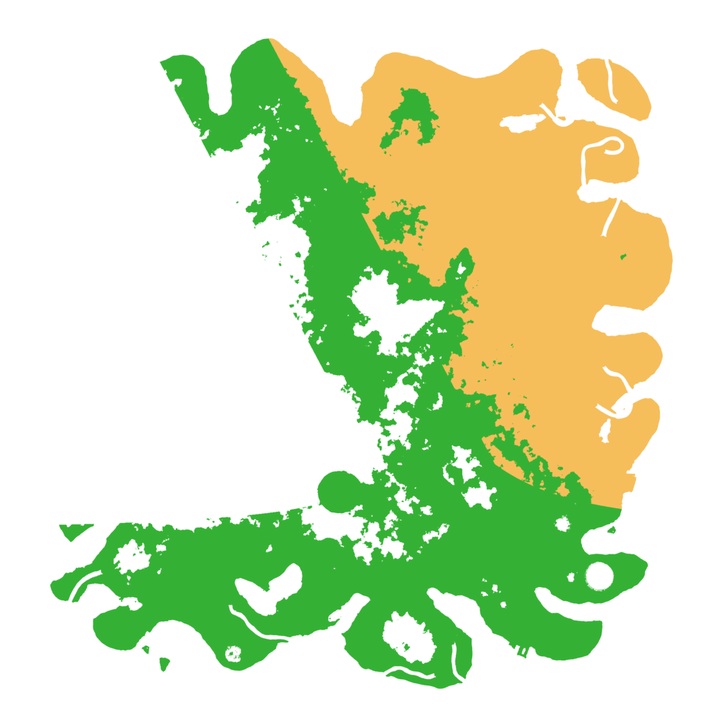 Biome Rust Map: Procedural Map, Size: 4500, Seed: 4445