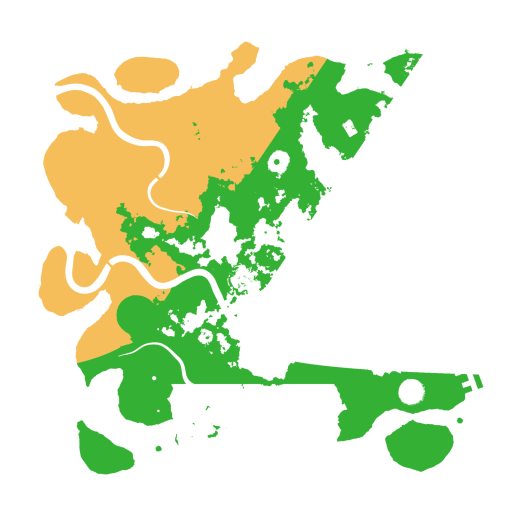 Biome Rust Map: Procedural Map, Size: 3500, Seed: 1822225115