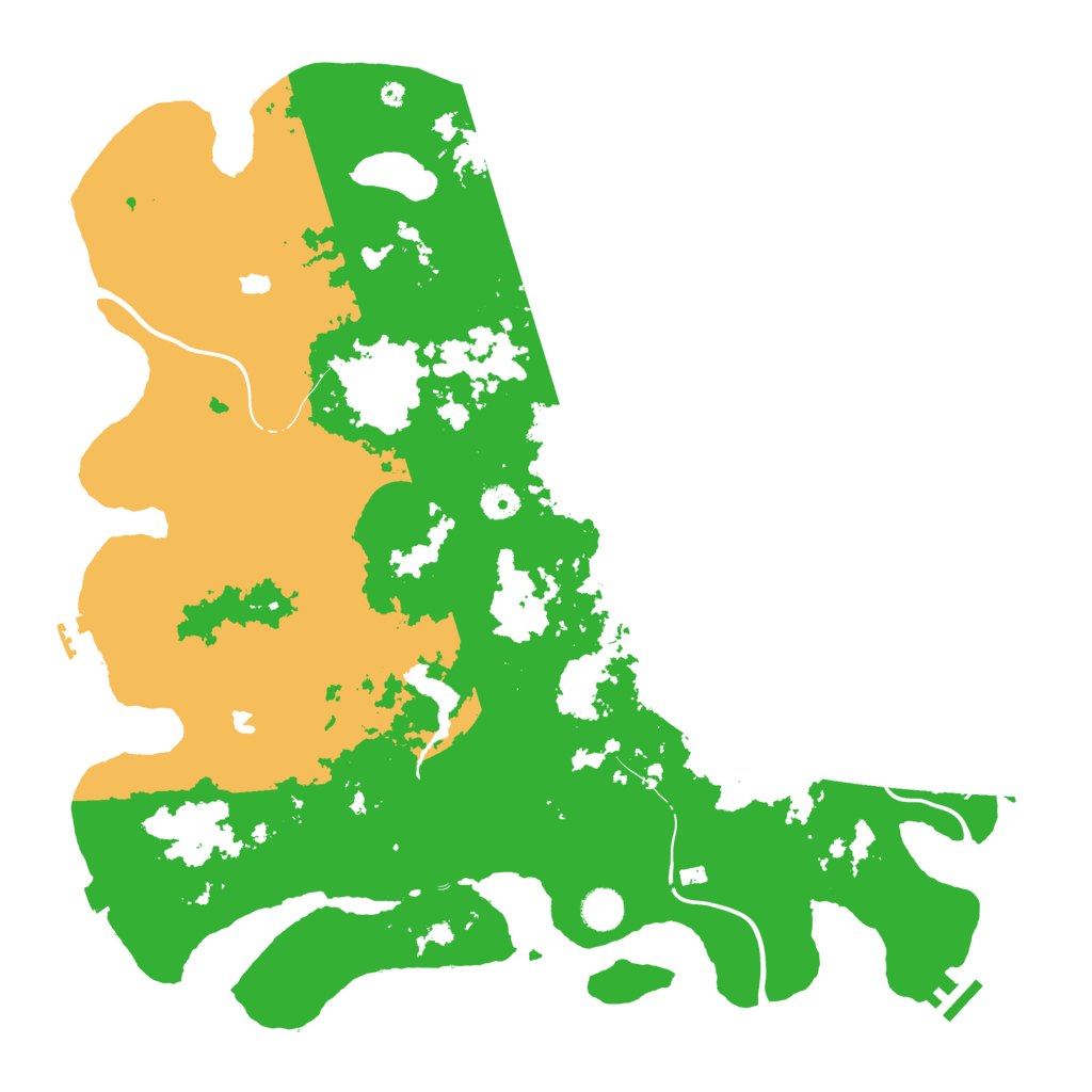 Biome Rust Map: Procedural Map, Size: 4500, Seed: 867954964