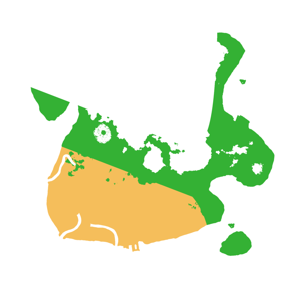 Biome Rust Map: Procedural Map, Size: 2500, Seed: 30513095