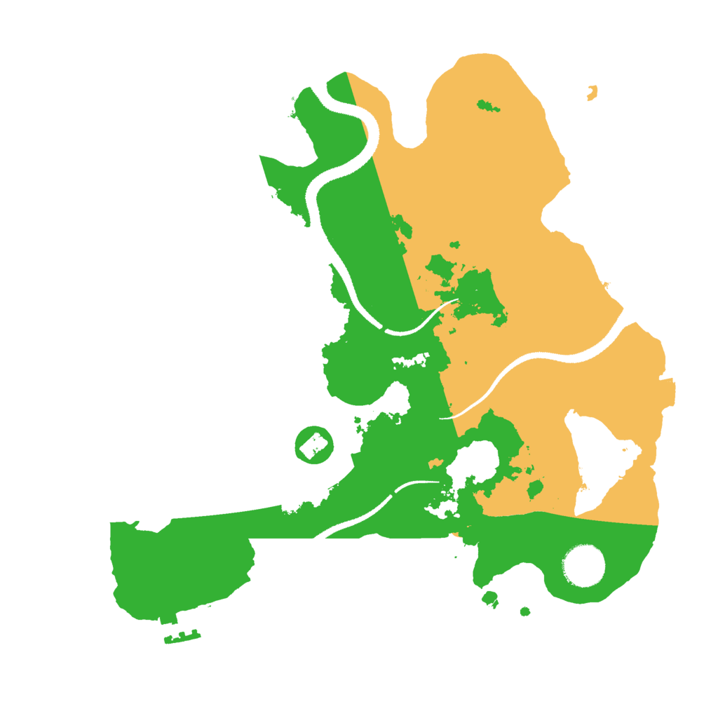 Biome Rust Map: Procedural Map, Size: 3000, Seed: 1489125