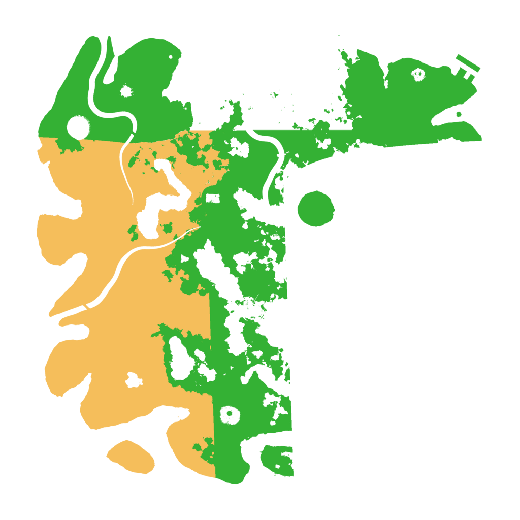 Biome Rust Map: Procedural Map, Size: 4000, Seed: 8731204