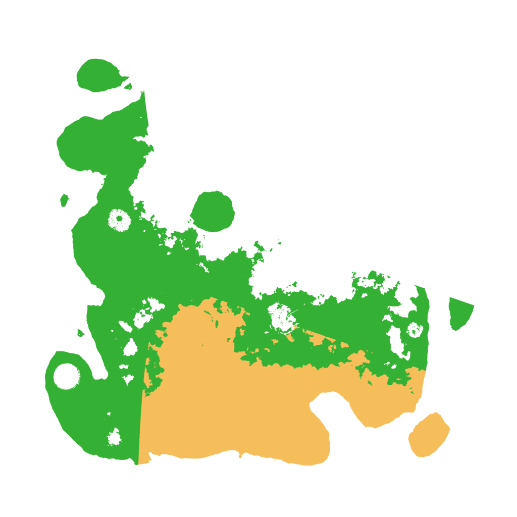 Biome Rust Map: Procedural Map, Size: 3500, Seed: 421555476