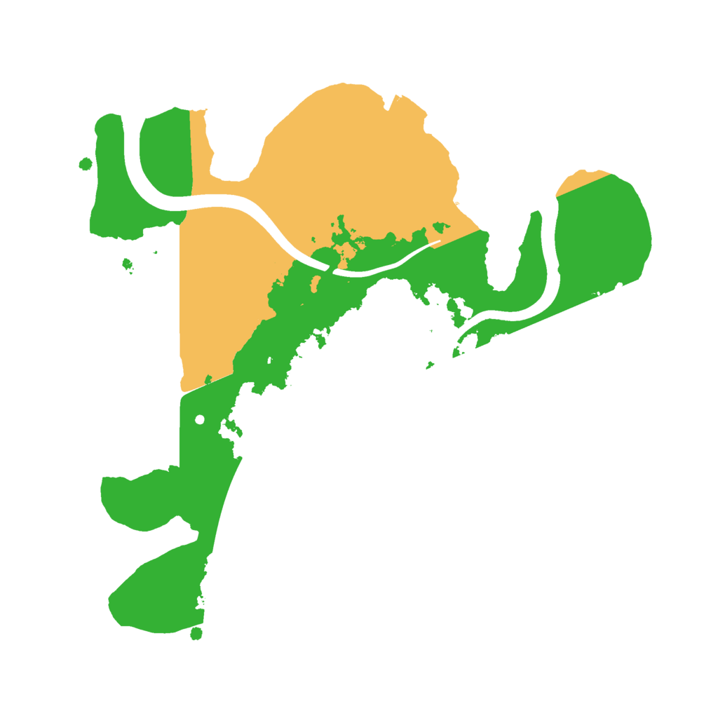 Biome Rust Map: Procedural Map, Size: 2250, Seed: 669550695