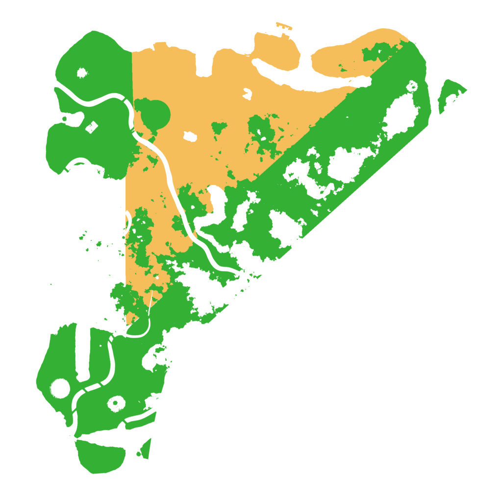 Biome Rust Map: Procedural Map, Size: 4500, Seed: 617642038
