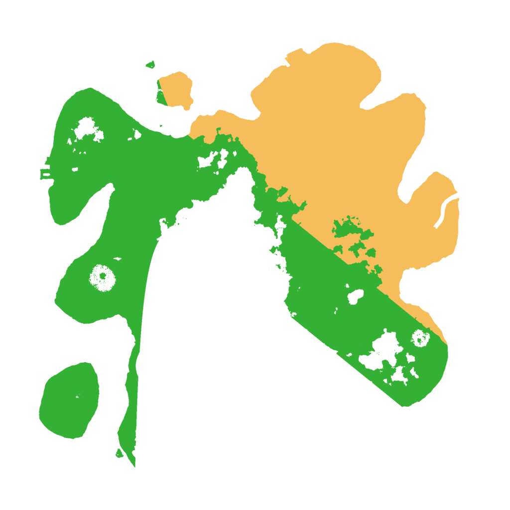 Biome Rust Map: Procedural Map, Size: 3000, Seed: 234479862