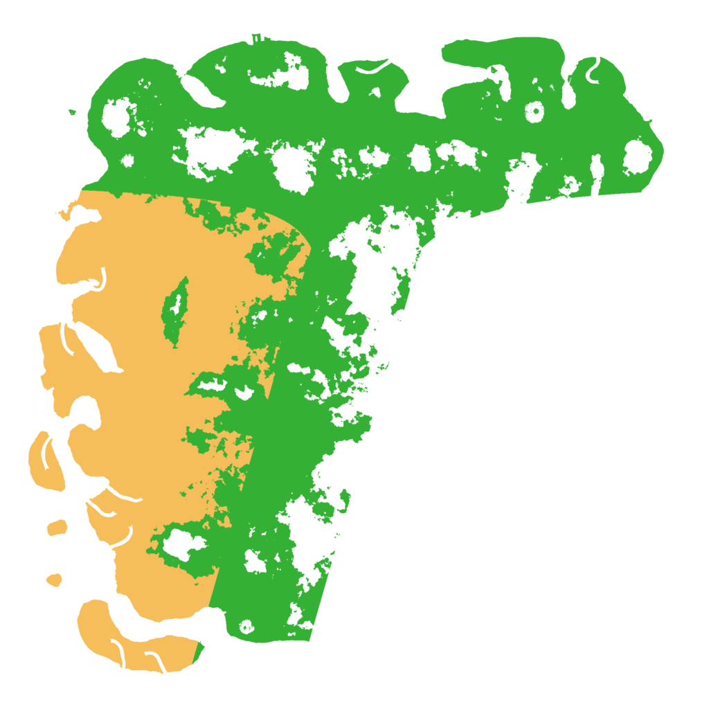 Biome Rust Map: Procedural Map, Size: 5200, Seed: 3500