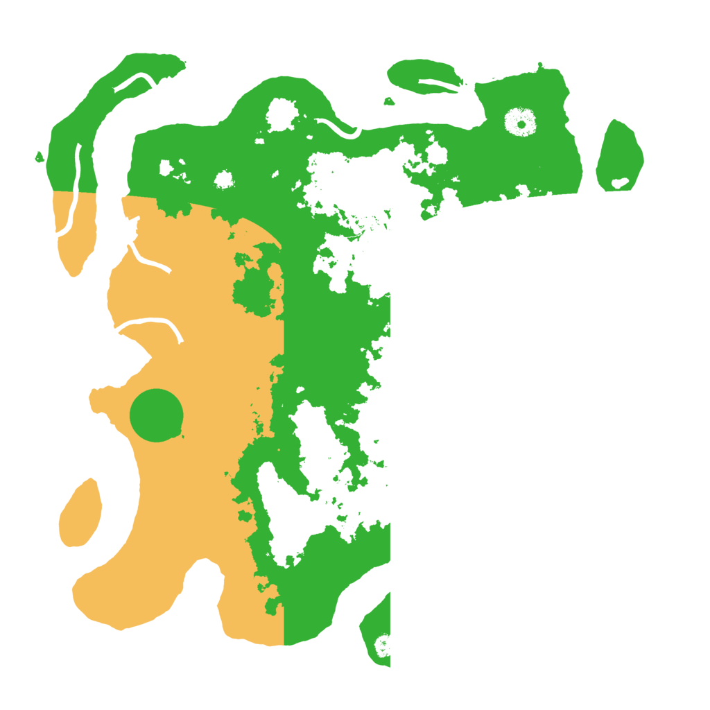 Biome Rust Map: Procedural Map, Size: 3500, Seed: 14543522