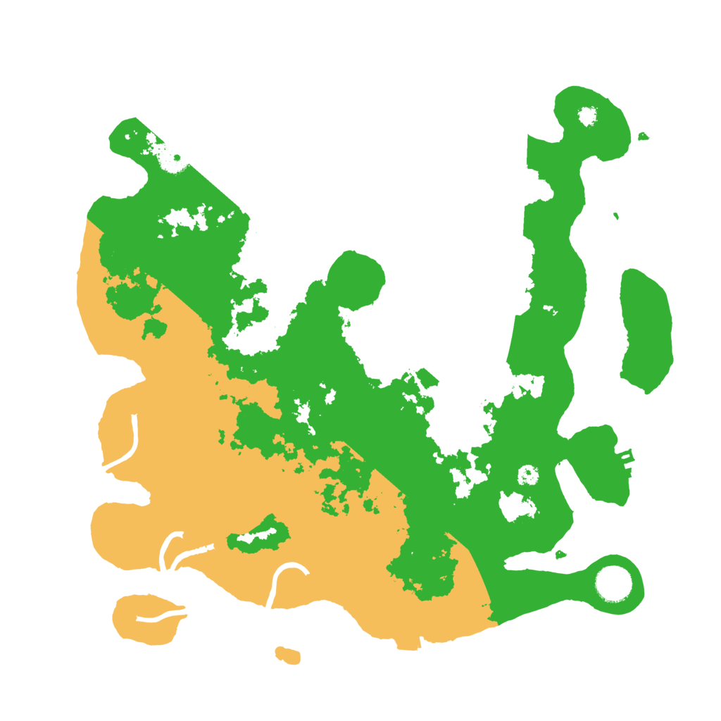 Biome Rust Map: Procedural Map, Size: 3500, Seed: 8428724