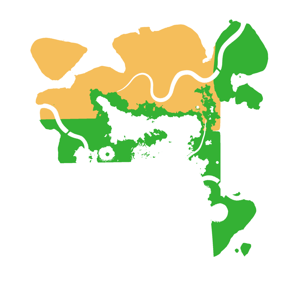 Biome Rust Map: Procedural Map, Size: 3000, Seed: 1034118803