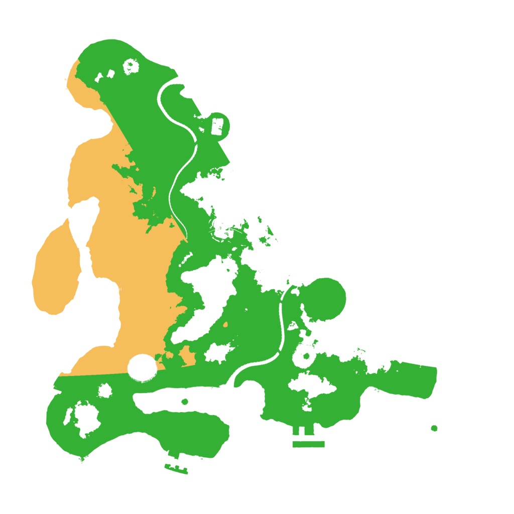 Biome Rust Map: Procedural Map, Size: 3250, Seed: 26547