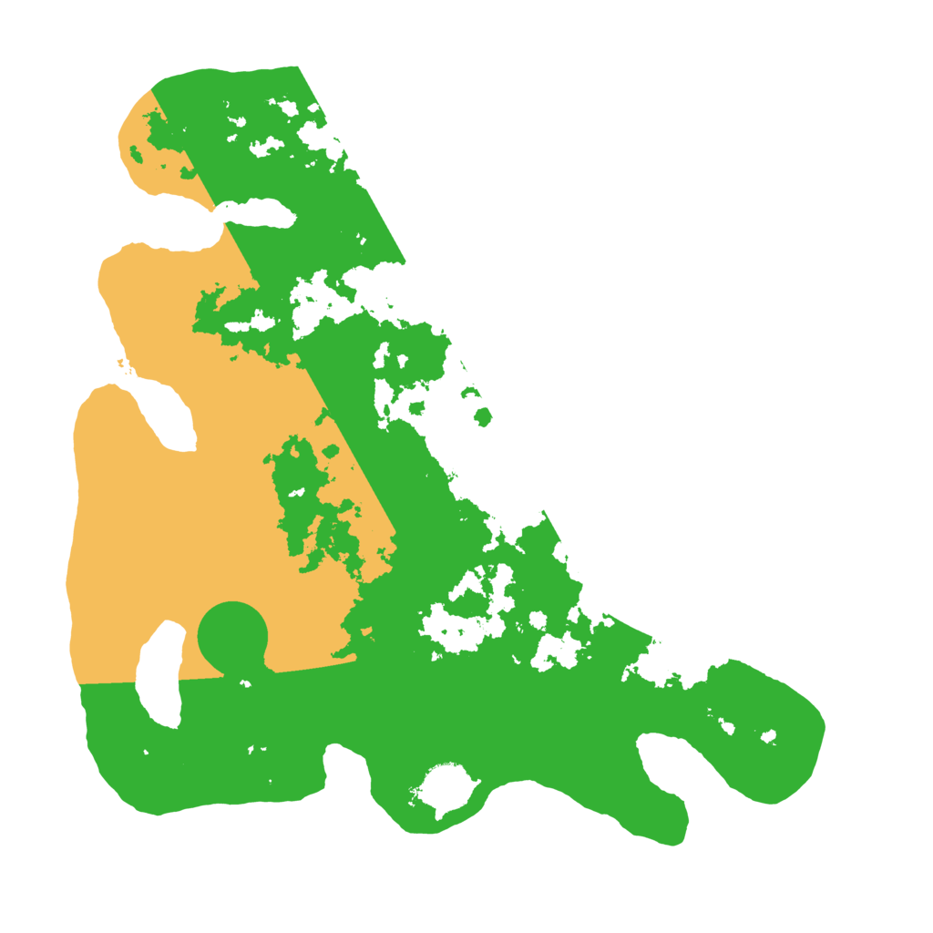 Biome Rust Map: Barren, Size: 3500, Seed: 85463935