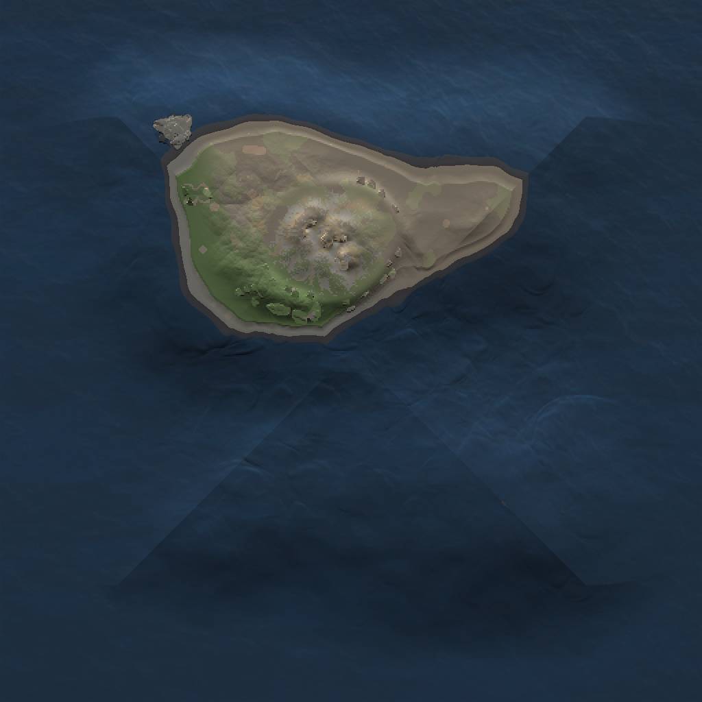 Rust Map: Procedural Map, Size: 1000, Seed: 8545625, 3 Monuments