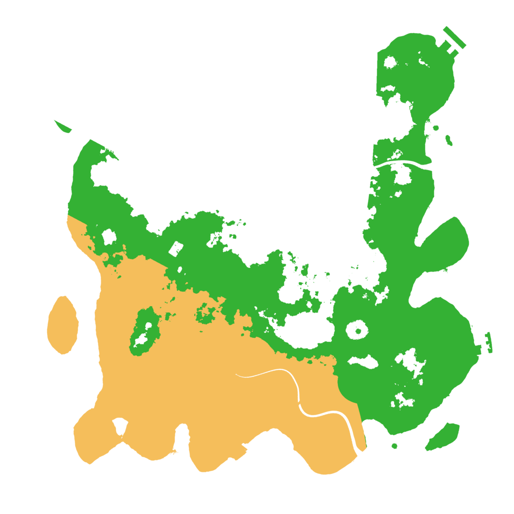 Biome Rust Map: Procedural Map, Size: 3750, Seed: 398829991